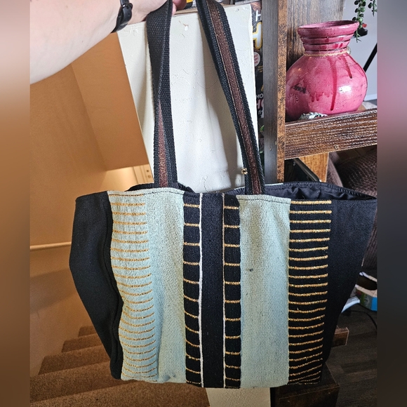 American and Beyond tote boho bag - Picture 2 of 5